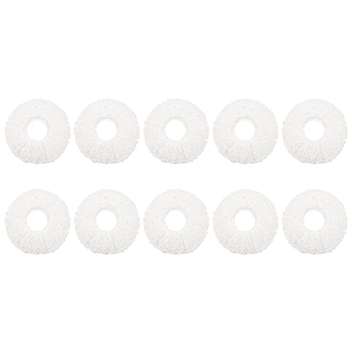 WHIRE 10 Piezas PañOs de Mopa para BOT W10 / W10 Pro Robot de Barrido Accesorios de Aspiradora Almohadilla de Mopa de Repuesto Piezas de Repuesto