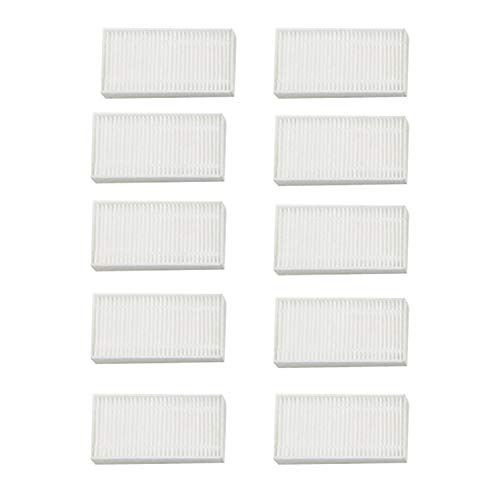 N / A Yooria - Lote de 10 filtros HEPA para aspiradoras de robot Lefant T700 M501-A/M501-B/M520