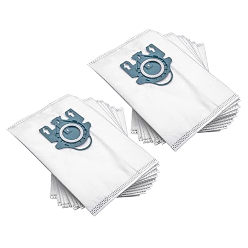 vhbw 20x bolsa compatible con Miele Gold, Gold Horizont, Gold Limited Edition aspiradora - vellón micro, 27,5 cm x 18 cm blanco