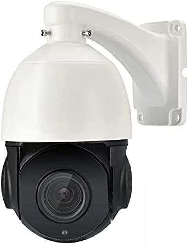 Cámara De Seguridad Para Exteriores Con Visión Nocturna, Cámara IP De 8MP 4K Para Exteriores PTZ 30X Zoom CCTV Varifocal H.265 Domo Seguridad POE Vigilancia De Audio Y Video Bidireccional,High Cre