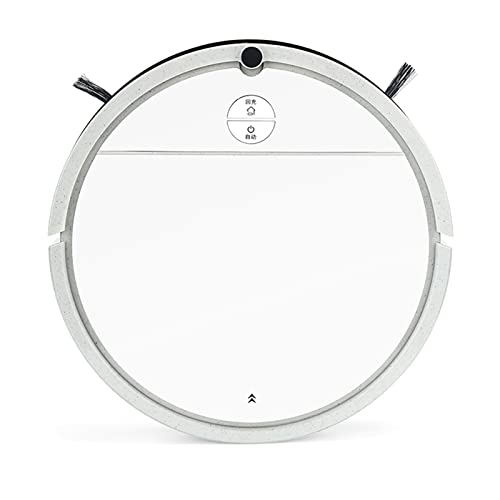 WERYU Robot Aspirador, Robot Aspirador De Gama Alta, 100 Minutos De Duración De La Batería, Recarga Automática, Sin Ruido, Blanco