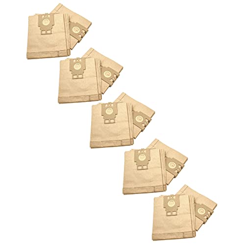 vhbw 50x Bolsa aspiradora compatible con Miele Flamenco, Euro Classic 2000 aspiradora - papel, tipo H, 27 cm x 21,5 cm, color arena