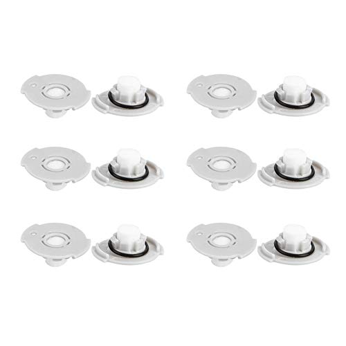 【𝐏𝐫𝐨𝐦𝐨𝐜𝐢ó𝐧 𝐝𝐞 𝐒𝐞𝐦𝐚𝐧𝐚 𝐒𝐚𝐧𝐭𝐚】 Robot de Barrido Suave 12 Piezas (6 Pares) Filtros ABS, Robots de Barrido Limpieza del Piso Barredora XIAOWA para XIAOMI Roboro