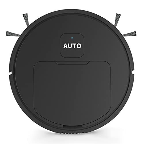 QKFON Barredora de aspirador inteligente, robot de aspirador recargable para el hogar robot de limpieza automático para sala de estar dormitorio oficina robot de aspirador