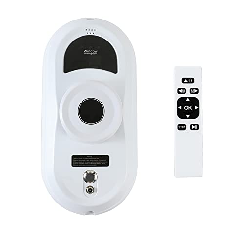 ISAFIX Robot Aspirador Robot Limpiador de Ventanas Aspirador eléctrico magnético de Control Remoto Robot de Limpieza de Ventanas de Vidrio de Lavado de Ventanas Altas for Ventanas, Azulejos, baños