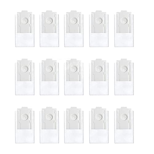 TIFFIE 15 Uds Bolsas de Polvo for aspiradora compatibles con Samsung VCA-RDB95 Jet BOT + Jet BOT AI + Robot estación de Limpieza al vacío Piezas de Accesorios