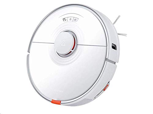 roborock S7 Robot Aspirador, con succión de 2500 Pa, Limpieza sónica, reconocimiento ultrasónico de alfombras (Blanco)
