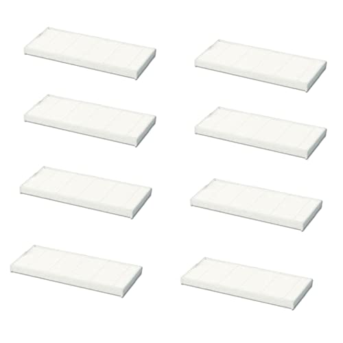 GYing Para Vileda VR 102 / VR 201 / VR 303 robot aspirador, piezas de repuesto para robot aspirador (8 filtros HEPA)