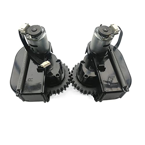 DALUL Robot Rueda Izquierda Derecha Compatible con Robot Aspirador Ilife X5 V3s V5 V3 Ilife V5s Piezas de Robot Aspirador Ruedas Incluyen Motor (Color : R and L Wheel)
