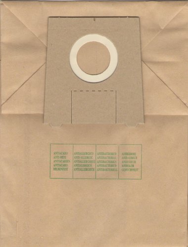 SB1 Pack 10 unidades Bolsa aspirador de repuesto Compatible con: Marca Robot, Amstrad, Ariete, Severin, Bosch, Toda La longitud, Siemens comprobar La compatibilidad 'modelos con los Datos en la descripción.