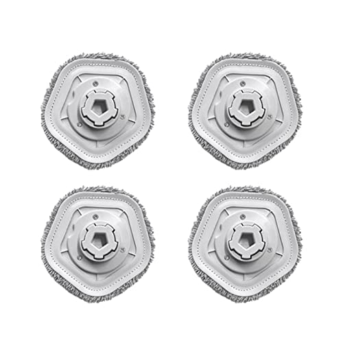 MUGOZU Compatible con Dream Robot W10/W10 Pro, Robot Aspirador autolimpiante, Almohadilla for mopa, repuestos, paño for mopa (Color : 4pcs)