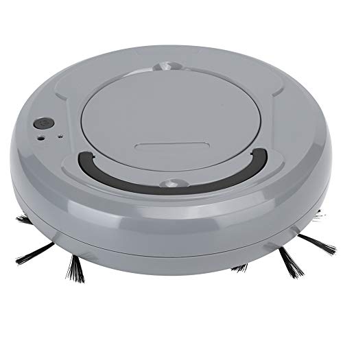 Aspirador de alto rendimiento Super‑Thin Barredora diseño de limpieza profunda ampliamente utilizado Aspirador Robot Cleaner gran capacidad bajo ruido Para oficina en casa (gris, Pisa inclinada tipo