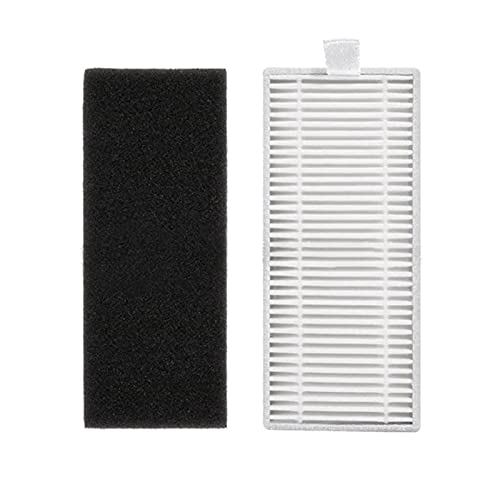 HCOWL Compatible con Cecotec Conga 1090 1790, repuestos de Repuesto for aspiradora Ultra Robot de Titanio, Cepillo Lateral Principal, Filtro Hepa, Trapo for fregona