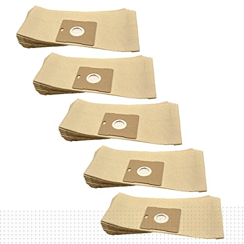 vhbw 50x Bolsa aspiradora compatible con Trisa Blacky 9062, Clean Master 2000, Clean Master 9430, Galaxi 9065 aspiradora - papel, 35 cm x 16 cm