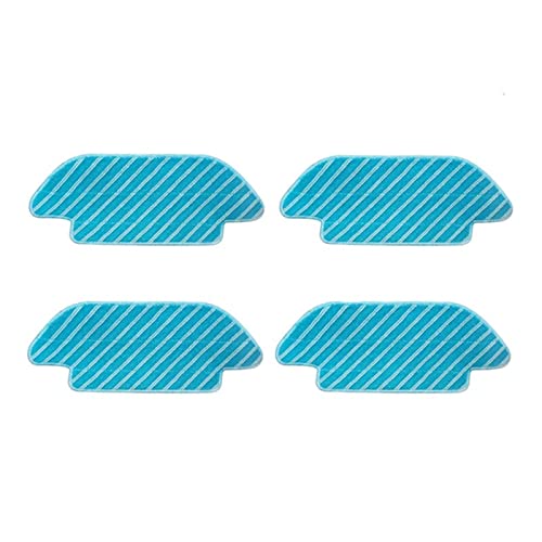 LINGFE Cleaner de vacío Tela de trapeador Compatible for CECOTEC Conga 4090 5090 for Accesorios DE Piezas DE Recambio DE VACÍA ROBÓTICA Joyous (Color : 4pcs Mop Cloth)