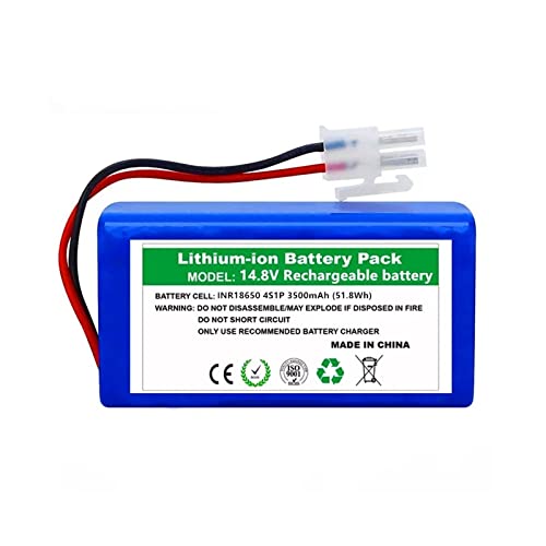 Batería Recargable ILIFE, Accesorios for aspiradoras robóticas, Piezas compatibles con Chuwi Ilife A4 A4s A6 (Color : 2PCS)