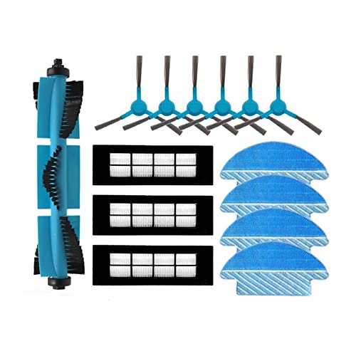 COBREW Piezas de Repuesto compatibles con Cecotec Conga Serie 3090, Piezas de Repuesto for aspiradora, Filtro de Cepillo Lateral Principal, Trapo for fregona