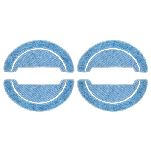 4 piezas Conga 1090 aspiradora robótica trapeador paño de limpieza almohadilla aspiradora repuestos accesorios reemplazo