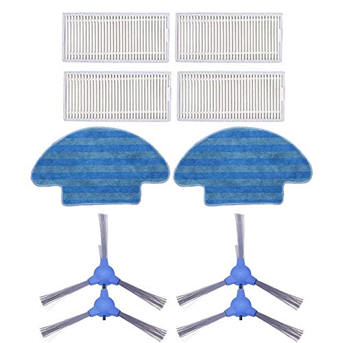 Andifany Robot Aspirador Filtro HEPA pa？O de Fregona de Filtro para Piezas de Robot Aspirador de la Serie Conga 950