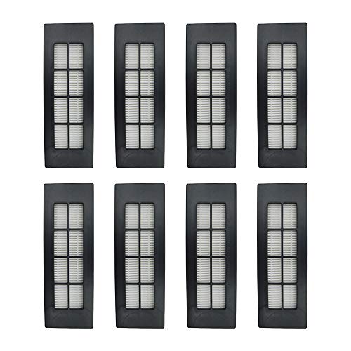 WuYan Rodillo principal de rodillo HEPA filtro de aire para robot aspirador Cecotec Conga 3090, 8 unidades