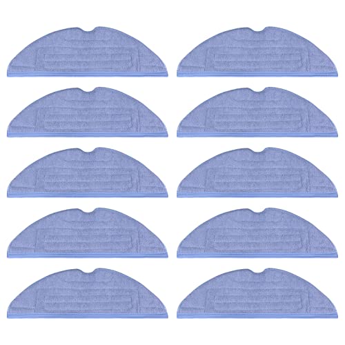 suzao 10 piezas Paños de Fregona de Recambios para Xiaomi Roborock S7/S7 Plus/S7MaxV/S7 MaxV Plus/MaxV Ultra Robot Aspirador