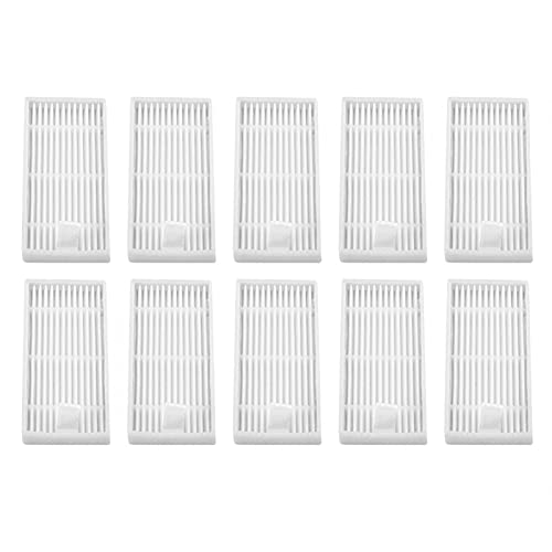 Fdit 10 Piezas de Repuesto de aspiradora de Filtro de filtración de Doble Capa prácticas para Robot ILIFE v1 v5 v5s v3