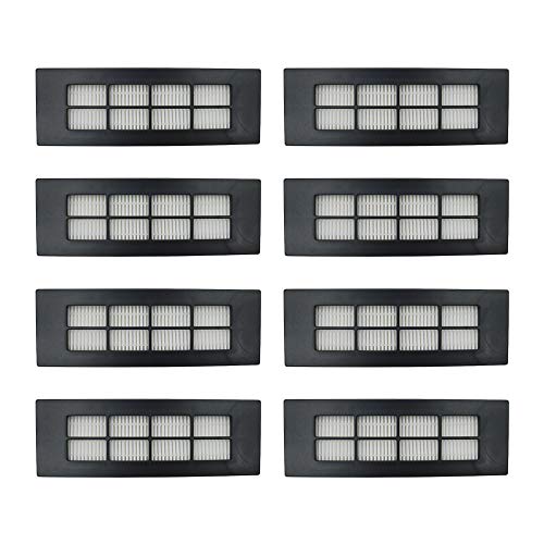 YanBan 8 Uds filtro Hepa para Cecotec Conga 3090 Series Proscenic M6 Robot aspirador filtro de polvo de barredora de repuesto