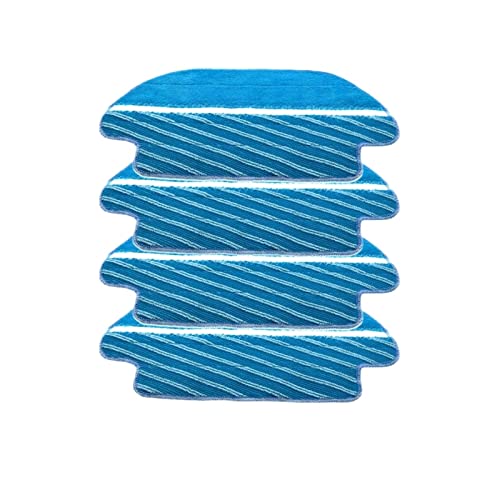 Aspiradora Cepillo Lateral Principal Hepa Filter Mop Rag. Compatible For Cecotec Conga 3290 3390 3490 3590 3690 3790 3890 Ultra Titanium Vital. Piezas De Robot Aspirador (Color : 4 Mop Rag)