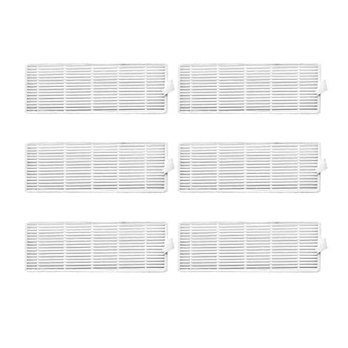 NLAVW Filtro de Robot Aspirador Compatible con Piezas de Robot Aspirador Conga 1290 1390 Series (Color : 6pcs)
