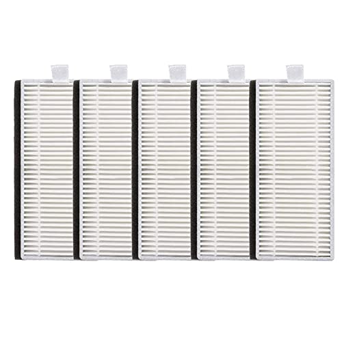 5 filtros HEPA de repuesto para Cecotec Conga 990 Vital Robot Aspirador Piezas