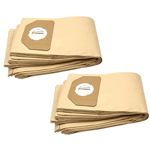 vhbw 20x bolsa compatible con DeLonghi G514, M29, M31 aspiradora - papel, marrón