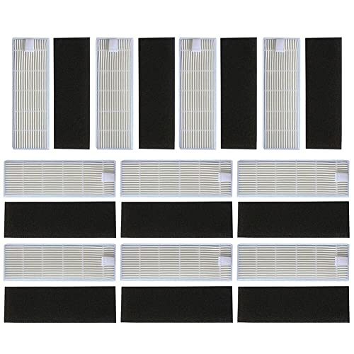 Desconocido Filtros de vacío Premium 10pcs Filtro Filtro Filtro de Esponja Ajuste for SilverCrest SSRA 1 Piezas de aspiradora robótica.