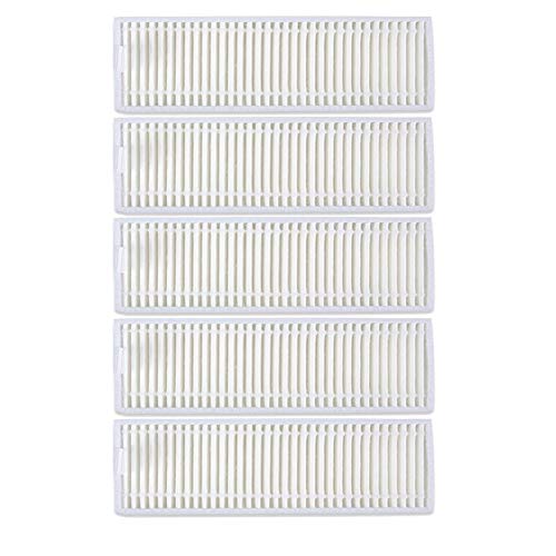 Saturey 5 unids/Lote Filtro Hepa for aspiradora Conga Slim 890 899 Piezas de aspiradora robótica filtros Accesorios de Repuesto