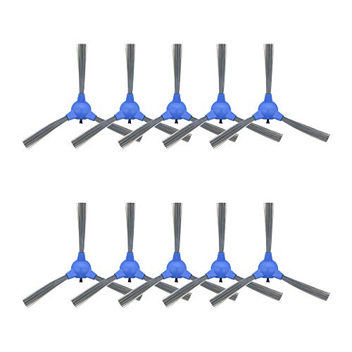 YanBan 10 Uds Cepillo Lateral para Cecotec Conga Excellence 1090 Robot Aspirador, para Conga 1790 aspiradora robótica Cepillo Lateral