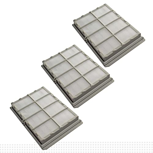 vhbw 3x Filtro compatible con Ufesa AC5500/05, AC5500/06, AC5500/09, FA0500 aspiradora - Filtro HEPA antialérgico
