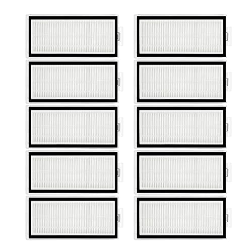 Paquete de 10 accesorios de filtro para Xiaomi Roborock Q7 Max Plus/Q7 Max/T8 robot aspirador
