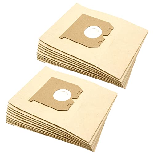 vhbw 20x bolsa compatible con Progress Tango P152, Tango P153 aspiradora - papel, 24 cm x 18 cm, color arena