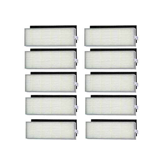 WuYan 10 esponjas + 10 filtros para robot de limpieza ILIFE de repuesto para aspiradoras Chuwi Ilife A4 A4S A6 Robot Filtro Hepa