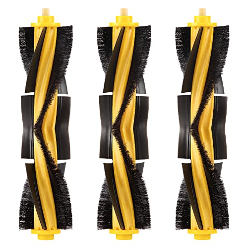 (3 Piezas) cepillos de Rodillo Cepillo Principal Piezas de Repuesto para aspiradora Robot Ecovacs DEEBOT OZMO 920 950 T8 AIVI MAX T9 T5 N5 N7 N8+ N8 Pro DX55 DX93 DJ65(Cepillo Principal * 3)