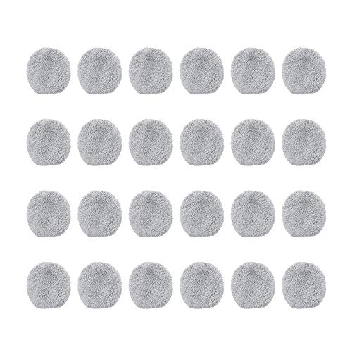 YanBan 24 Piezas Limpiador de Ventana paño Weeper aspiradora Piezas Robot aspiradora fregona húmeda para Hobot168 para Hobot188