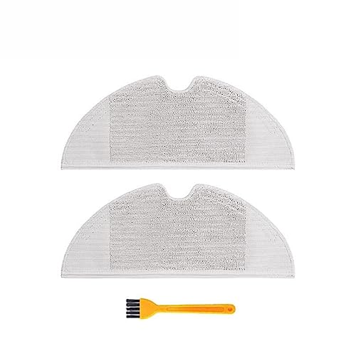 HASSAM Paños de mopa con Filtro HEPA, Cepillo Principal/Apto para XiaoMi 1 1S Roborock S5 S6, Piezas de Repuesto for aspiradora, Accesorios for electrodomésticos (Color : 2 Mop Clothes)