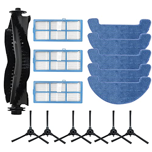 Zealing 15 unids/set cepillo principal cepillos laterales Hepa filtro limpieza trapos trapos para hosome G9070 aspirador robot limpiador hogar herramientas accesorios