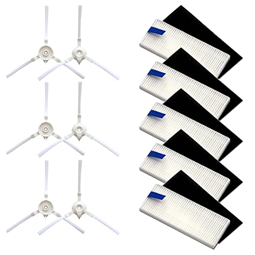 Filtro de cepillo lateral HEPA Compatible con aspiradora robótica Tefal Rowenta Explorer 20 40 50 75 RG7687/RR7687WH Serie Smart Force Sweep X3 (Color : 015, Size : 1)