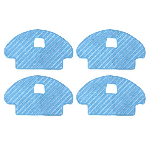 Fdit Robot Aspirador Paños para fregona Paños para fregona de Repuesto para Ecovacs Deebot Ozmo 930/610 Accesorios robóticos Aspiradora para Fregar 4 Piezas