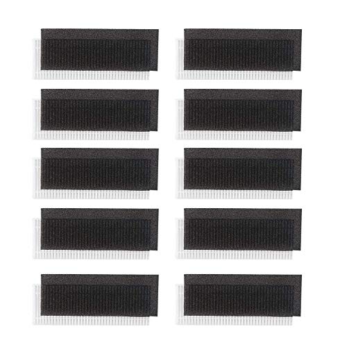 GYing - Kit de repuesto para aspiradora robótica Bagotte BG600 BG700 BG800 (10 filtros HEPA y filtros de esponja negra)