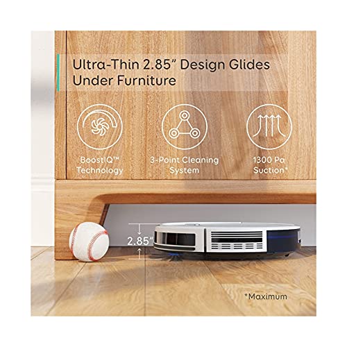 RPSSAT Aspiradora Robot de Barrido Inteligente Strong Suction Hogar Recargable Recargable Ultra-Delgado aspiradora Robot para árboles de Hoja Ancha y alfombras