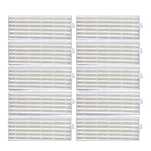 4/10 Uds filtros HEPA for Conga 1290 y 1390 Series filtro Robot piezas de aspiradora (Color : 10 pcs)