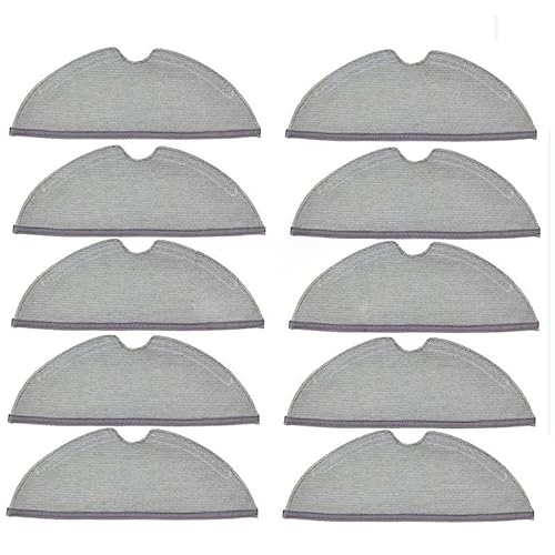 Accesorios Roller Brush Hepa Filter Fast Mop para Xiaomi Fit para Mijia 1C 2C 1T Aspirador robot Stytj01zhm Fit For Dreame F9 Robot Aspirumer Cleaner (Color : 10 mop)